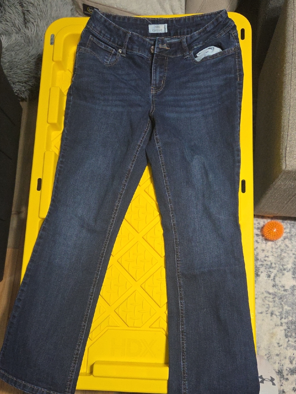 Maurices Dark Blue Boot Cut Women's Jeans
